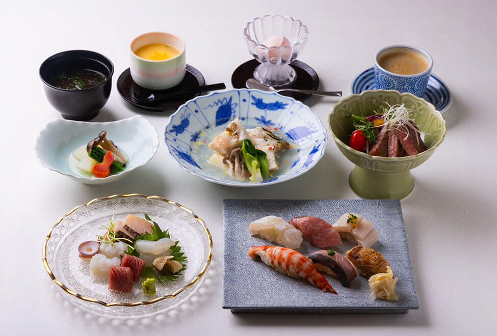 お昼の寿し会席